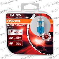 Лампа H4 OSRAM Night Breaker Laser 130% к-т