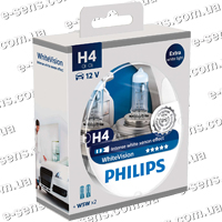 Лампа H4 PHILIPS WhiteVision