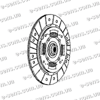 Диск сцепления ведомый Ланос 1.5 AISIN