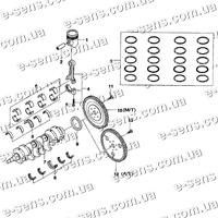 Кольца поршневые Ланос 1.5 (STD) GM