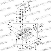 Сальники клапанов Ланос 1.5 CORTECO