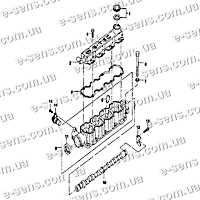 Постель распредвала Ланос 1.5 GM