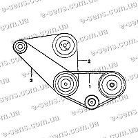 Ремень генератора 1.5 (ГУР) BOSCH