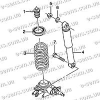 Амортизатор задний Матиз KYB газо-масляный