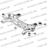 Сайлентблок передней балки передний Авео SHIN HWA