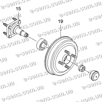 Ступица заднего колеса Авео GM