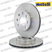 Диск тормозной передний Ланос 13" METELLI