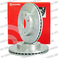 Диск тормозной передний Лачетти BREMBO