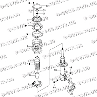 Амортизатор Лачетти задний MANDO