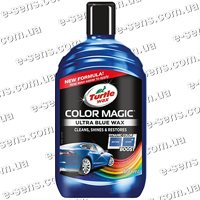 Полироль TURTLE WAX Color Magic синий 500мл