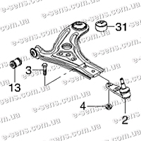 Шаровая опора Авео DELPHI